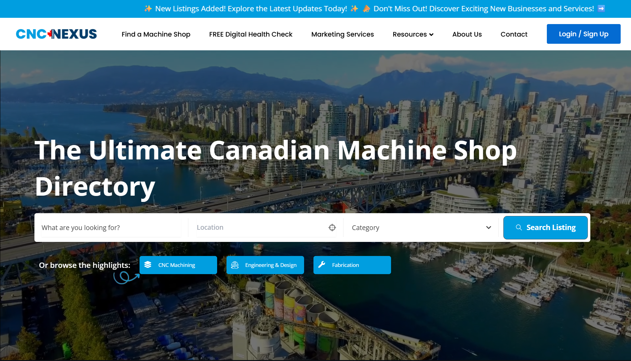 Image gallery marquee